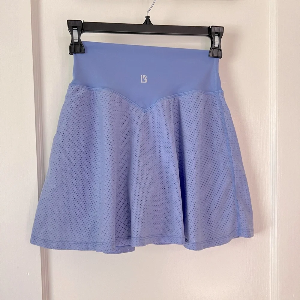 BuffBunny Sky Blue Skater Skirt - Picture 4 of 6
